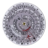 Plotter De Vuelo E6b-r Para Ordenador De Vuelo, Diseño Circu