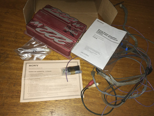 Amplificador Potência Antigo Sony Xm-222mk2 Xplod Caixa Manu