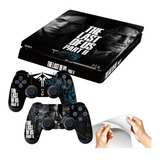 Skin Ps4 Playstation 4 Slim The Last Of Us + Skins Controle 