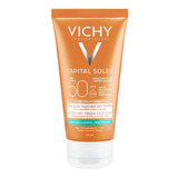 Vichy Idéal Soleil Fps50 Bb Con Color Toque Seco Matificante Pieles Mixtas A Grasas Protector Solar