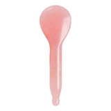 Rodillo De Cuchara De Jade De Cuarzo Rosa Real Gua Sha Board