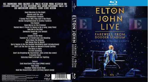 Elton John Live Farewell From Dodger Stadium 2022 En Bluray!