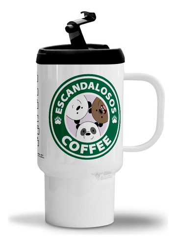 Jarro Térmico Osos Escandalosos Starbucks - Apto Microondas