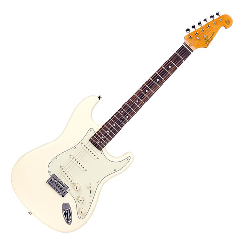 Guitarra Eléctrica Stratocaster Sx Sst62+/vwh Con Funda Cuo