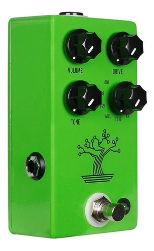 Jhs The Bonsai 9-way Screamer Pedal Overdrive Para Guitarra Verde