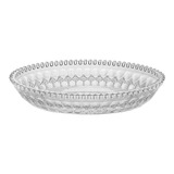 Travessa Pote Bowl Tigela Oval Em Vidro Cristal Balls Lyor