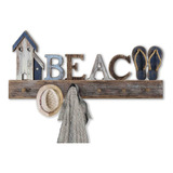 Perchero De Pared  Beach Sign , Colgador De Playa Monta...