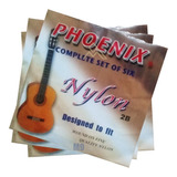 Corda Nylon Avulsa Phx P/ Violão Acústico Kit Com 3 Si