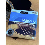 Cuerdas De Guitarra Daddario Coated Fosforo Bronce Exp16