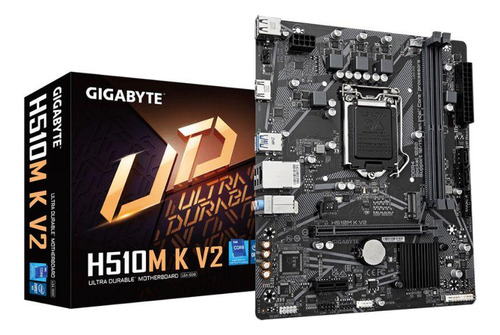 Placa Mãe Gigabyte H510m K V2, Chipset H510, Intel Lga 1200,