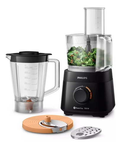 Procesador De Alimentos Philips/ 750w/ Accesorios/ Hr7301.