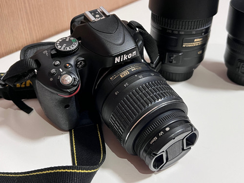  Nikon D5100 Dslr + 3 Lentes (18-55, 55-300 Grande Ang 50mm)