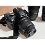  Nikon D5100 Dslr + 3 Lentes (18-55, 55-300 Grande Ang 50mm)