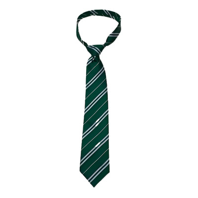 Corbata Estilo Slytherine Harry Potter Unisex Color Verde Con Rayas Blancas | Meses sin interés