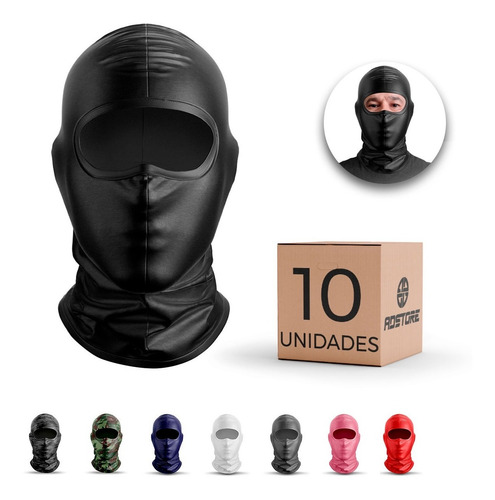 Kit 10 Balaclava Touca Térmica Frio Construção Civil