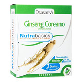 Ginseng Coreano 60 Cap Libre De Gluten 500mg. / Agronewen Sabor Propio