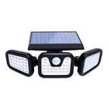 Lampara Solar 3 Farolas 74 Led  Pontente Con  Sensor