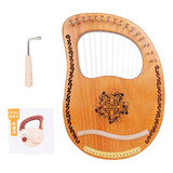 Instrumento Musical Arpa Lira Portátil De 16 Cuerdas