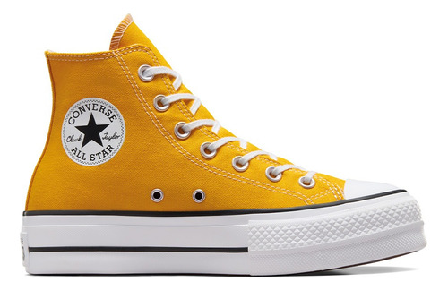 Zapatilla Converse Chuck Taylor All Star Lift Mujer Amarillo