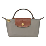 Longchamp Le Pliage Original Bolso Mini Con Asa, Gris