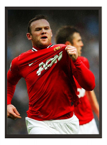 Quadro Wayne Rooney No Manchester United 3003