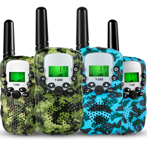 Ginmic Walkie Talkie Para Ninos, Juguetes Para Ninos De 3 A