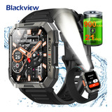 Blackview Smartwatch Reloj Inteligente Bvw60 De 2.1 Pulgadas Hombre Militar Linterna Bluetooth Ip68 Resistente Al Agua