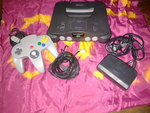 Nintendo 64 Standard  Color Charcoal Gray