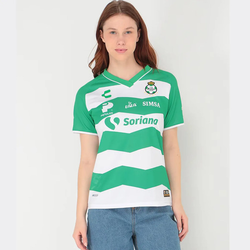 Jersey Deportiva Club Santos Local Para Dama 23/24