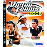 Videojuego Virtua Tennis 2009 Playstation 3