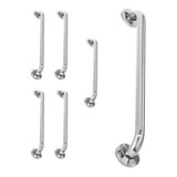 Alça Apoio 40cm Inox Barra Kit 5 Unidades Cadeirante Idoso