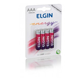 Pilhas Recarregáveis Elgin Aaa 1000mah Cartela Com 4