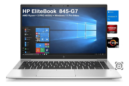 Hp Elitebook 845-g7  Ryzen-5 Pro  4650u 32gb 512gb 14fhd W11