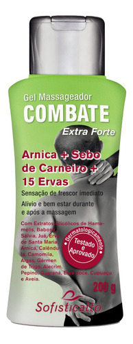 Gel Extra Forte Arnica + Sebo De Carneiro + 15 Ervas 