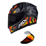 Capacete De Moto Asx Eagle Escorpião +viseira Extra Especial