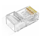 Cat6 Rj45 Conectores Ethernet Fin Gold Chapado En Oro 8...