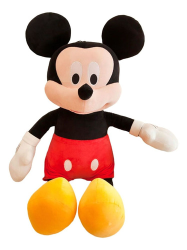 Peluche Infantil De Mickey Mouse, Rojo , 35 Cm