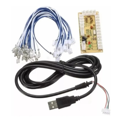Pulsador Interface Codificador Encoder Arcade Usb 1 Player | Meses sin interés