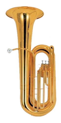 Tuba De Pecho Century 3/4 Cntd001 Cbb-310 Laqueada 3 Embolos