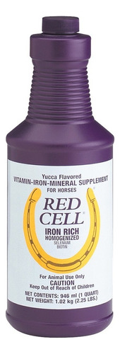 Suplemento Para Cavalo Em Líquido Horse Health Products Red Cell