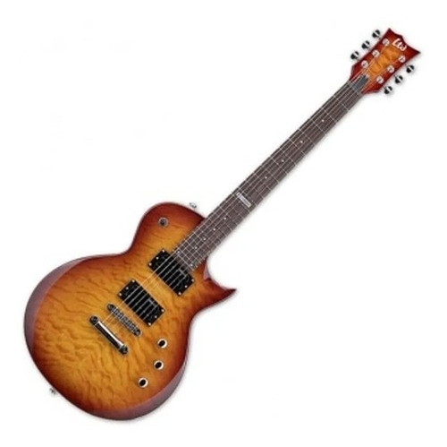 Guitarra Eléctrica Esp Ltd Ec100qm Les Paul