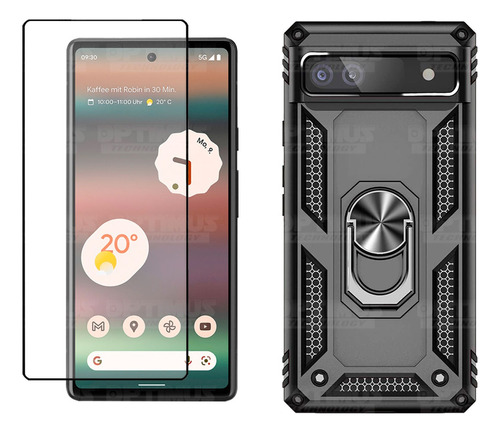 Kit Cristal+ Case Resistente Para Smartphone Google Pixel 6a