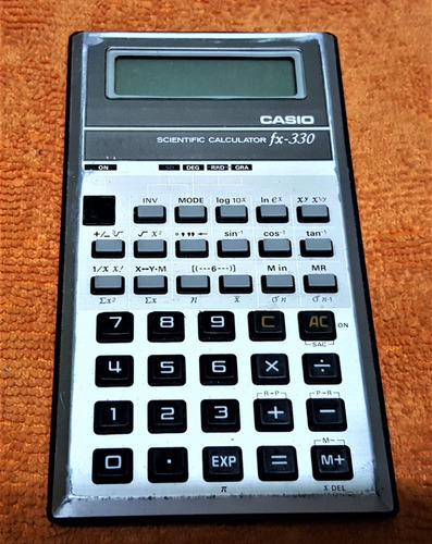 Calculadora Científica Casio Fx-330 Vintage