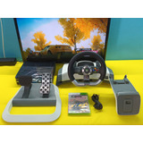 Volante Con Pedal Y Juego Forza Horizon Xbox 360 