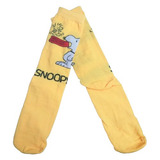 Medias 3/4 Snoopy Y Woodstock Amarillas