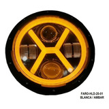 Faro Led 7 Pulgadas Redondo Hld-20-01 Jeep/bocho/moto