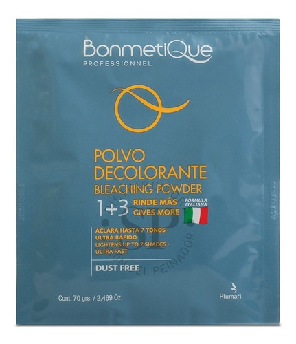 Polvo Decolorante Bonmetique Bleaching Powder 1+3 X70g