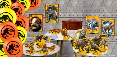 Kit Festa Jurassic Dinossauro Aniversário Decoração