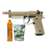 Pistola De Airsoft Green Gas M9 A3 Tn Full Metal Com