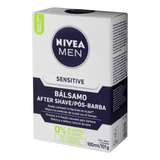 Kit Com 02 Pós Barba Nivea For Men Bálsamo Sensitive - 100ml